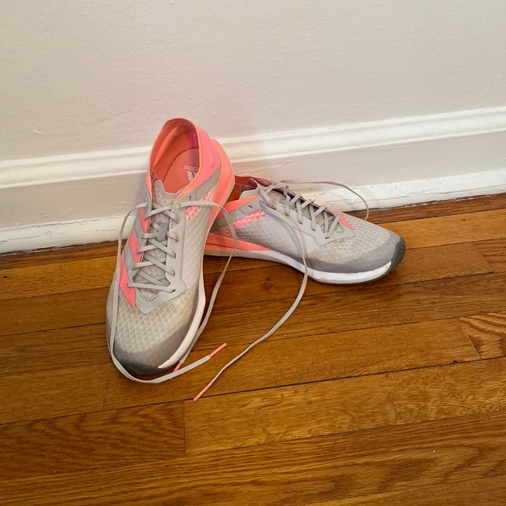 Adidas gently used running shoes